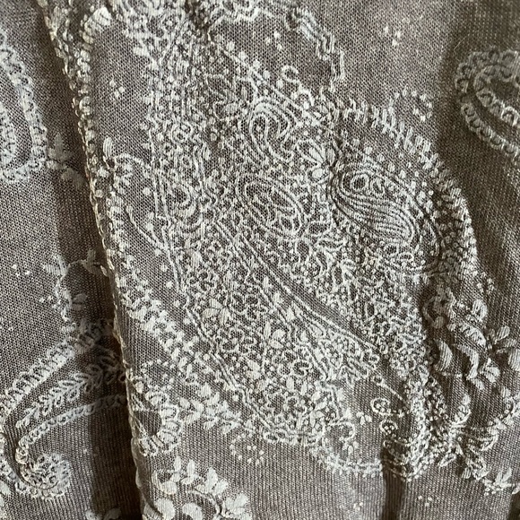 Tempo Paris Made in Italy Blue Lace V-Neck Long Sleeve Size L - Picture 5 of 9